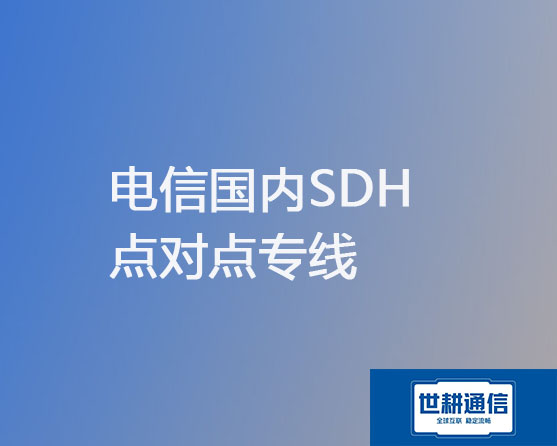 电信SDH点对点专线？？？解决方案//世耕通信电信宽带服务商