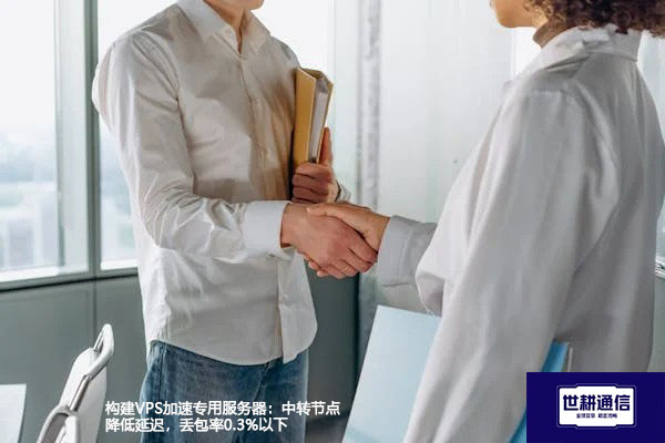 构建VPS加速专用服务器：中转节点降低延迟，丢包率0.3%以下？？？解决方案//世耕通信全球办公专网