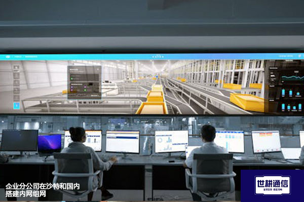 企业分公司在沙特和国内 搭建内网组网？？？解决方案//世耕通信全球办公专网