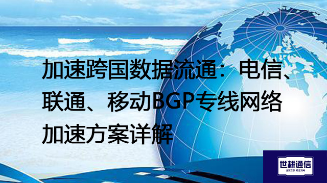 加速跨国数据流通：电信、联通、移动BGP专线网络加速方案详解​？？？解决方案//世耕通信全球办公专网