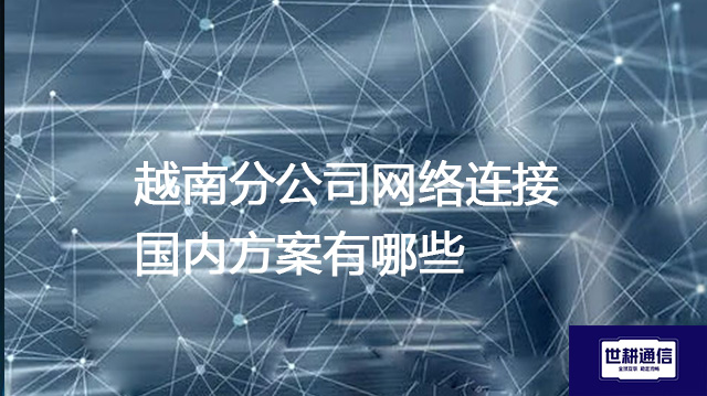 越南分公司网络连接国内方案有哪些？？？解决方案//世耕通信全球办公专网