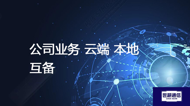 公司业务云端本地互备？？？解决方案//世耕通信全球办公专网